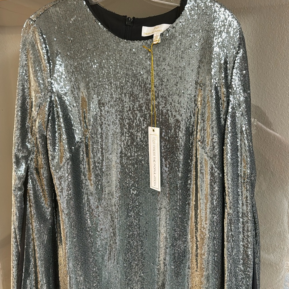 This cute Silver Mini Dress 👗